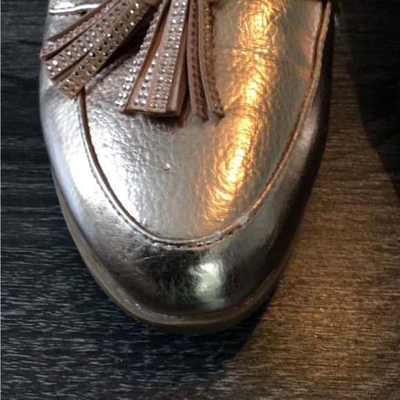 Kenneth Cole Reaction Metallic Rose Gold Loafers. Size 8 1/2. - Picture 4 of 4